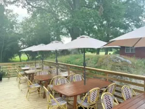 Uteserveringen på baksidan 2025